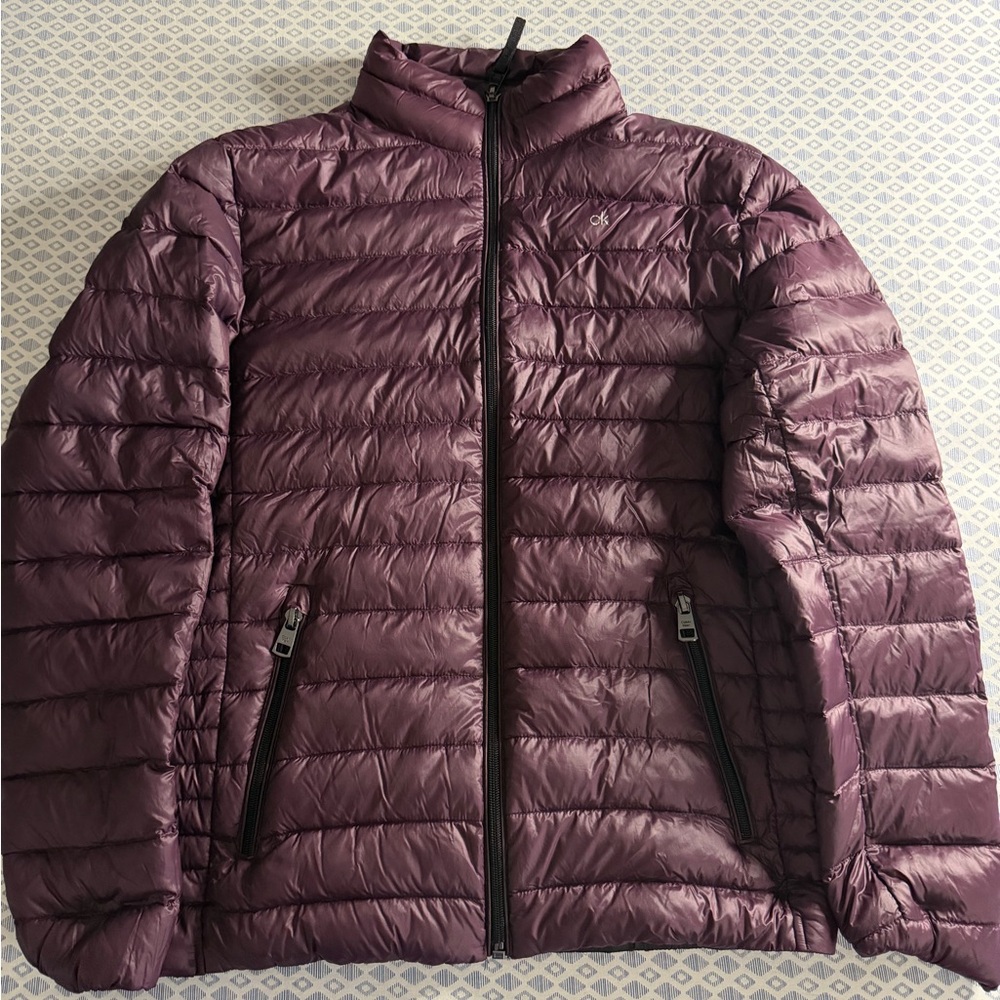 Calvin Klein Women's Plum Puffer Jacket